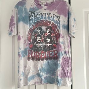 Junk Food The Beatles Strawberry Fields Forever Tie Dye Graphic Tee
